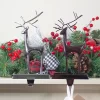 Northlight Set Of 2 Oil Rubbed Bronze And Silver Reindeer Christmas Stocking Holders -Christmas Decorations Store GUEST 69ff1c57 d4a4 4385 8918 81b0300166ed
