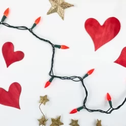 Northlight 70-Count Red LED Faceted C6 Christmas Light Set, 23ft Green Wire -Christmas Decorations Store GUEST 6b0b49c6 27b4 4821 addc 241bc3451734