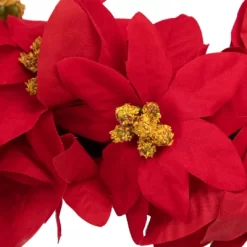 Northlight 6' X 3" Red Artificial Poinsettia Floral Christmas Garland - Unlit -Christmas Decorations Store GUEST 6ea3413b 4f3e 4e6e a5ef 92418c006df5