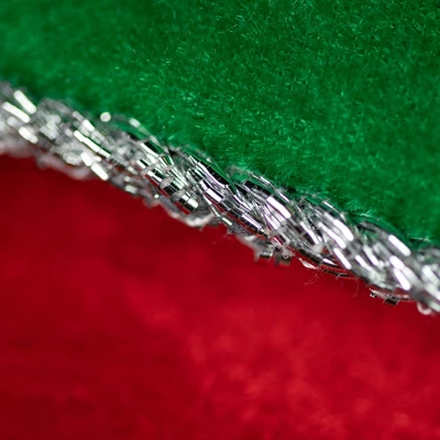 Northlight 19.5" Red Velveteen Fishing Themed Christmas Stocking With Green Cuff 7 Northlight 19.5" Red Velveteen Fishing Themed Christmas Stocking With Green Cuff - Image 5