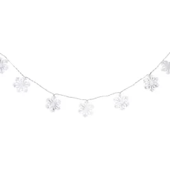 Northlight 10 B/O White Snowflake LED Candlelight Clear Christmas Lights - 4 Ft Clear Wire -Christmas Decorations Store GUEST 6ff23318 e0e0 441f a7b8 07f3bb21899f