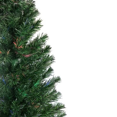 Northlight Pre-Lit Medium Multi-Color Fiber Optic Pine Christmas Tree - 4' 5 Northlight Pre-Lit Medium Multi-Color Fiber Optic Pine Christmas Tree - 4' - Image 3