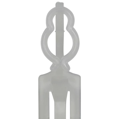 Northlight 26ct Clear All-In-One Universal Gutter And Shingle Christmas Light Clips 4 Northlight 26ct Clear All-In-One Universal Gutter And Shingle Christmas Light Clips - Image 2