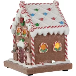 Northlight Pre-Lit LED Gingerbread Candy House Christmas Decoration - 7.5" -Christmas Decorations Store GUEST 730d28f3 2e7b 4289 8ffb 784caa9e40c2