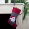 Northlight 19" Gray And Red Embroidered Santa Claus Christmas Stocking 2 Northlight 19" Gray And Red Embroidered Santa Claus Christmas Stocking -Christmas Decorations Store GUEST 73be9fae 4974 4694 9a61 1606759a9462