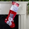 Northlight 20.5" Red And White Snowman Embroidered Christmas Stocking With Sequined Cuff -Christmas Decorations Store GUEST 75149c12 1ef4 4976 9f47 6a72fff92b7b