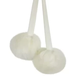 Northlight Polar Bear Faux Fur Christmas Stocking With Pom Poms - 20.5" - White -Christmas Decorations Store GUEST 757e06b9 35f0 4ff7 a96e b2b5ae8a72bc