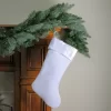 Northlight Traditional Velveteen Christmas Stocking - 19" - White -Christmas Decorations Store GUEST 75b77700 9f6a 4b39 9812 de57ca82ec4d