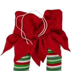 Northlight Striped Plush Elf Legs Christmas Decorations - 19" - Red And Green - Set Of 2 -Christmas Decorations Store GUEST 75de7e79 5d96 44a5 99b3 b0ab8a00aa60