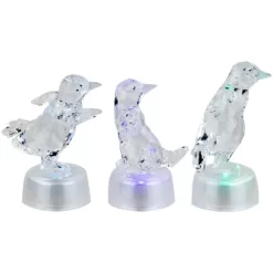 Northlight LED Lighted Color Changing Penguin Acrylic Christmas Decorations - 4" - Set Of 3 -Christmas Decorations Store GUEST 7636d6ec 0241 4f94 a014 f4c6a0b9f177