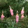 Northlight 50-Count Clear Mini Christmas Light Set - 10' Pink Wire -Christmas Decorations Store GUEST 77326f60 1761 41c1 95e8 7d8b658f6693