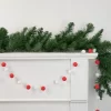 Northlight 9' Red And White Plush Snowball Christmas Garland -Christmas Decorations Store GUEST 77b180a5 4afa 49e9 b01f 9a11232454a9