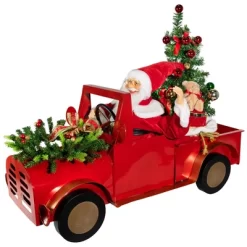 Northlight Animated And Musical Santa Driving Vintage Truck Christmas Decoration - 36.5" 9 Northlight Animated And Musical Santa Driving Vintage Truck Christmas Decoration - 36.5" -Christmas Decorations Store GUEST 77b8e2a7 65c8 4e58 ab01 c7b685258989