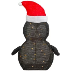 Northlight 28" LED Lighted Tinsel Penguin In Santa Hat Outdoor Christmas Decoration 12 Northlight 28" LED Lighted Tinsel Penguin In Santa Hat Outdoor Christmas Decoration -Christmas Decorations Store GUEST 799e702c 3416 4008 962f e966880982ac