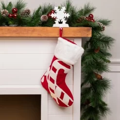 Northlight Reindeer And Snowflake Embroidered Christmas Stockings - 20" - Set Of 3 -Christmas Decorations Store GUEST 7aff4902 548b 4eae 878e 79a73a3c4dca