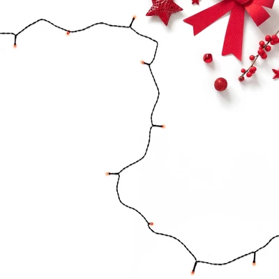 Northlight Battery Operated LED Christmas Lights - Red - 9.5' Green Wire - 20ct 5 Northlight Battery Operated LED Christmas Lights - Red - 9.5' Green Wire - 20ct - Image 3