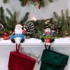 Northlight Santa "Noel" And Snowman "Joy" Glitter Christmas Stocking Holders - 5" - Set Of 2 -Christmas Decorations Store GUEST 7d04de28 fda4 46ce 83a5 19f009e2829b