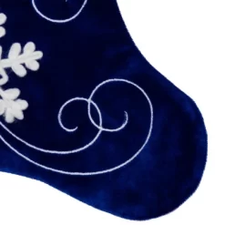 Northlight 20.5-Inch Royal Blue Velvet And White Snowflake Christmas Stocking -Christmas Decorations Store GUEST 7d1d810b c6c2 4df4 ab24 58e59a401e3e