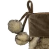 Northlight 20.5" Brown Plush Christmas Stocking With Corduroy Cuff And Pom Poms 2 Northlight 20.5" Brown Plush Christmas Stocking With Corduroy Cuff And Pom Poms -Christmas Decorations Store GUEST 7dc4fb7b 5751 4706 93b1 7828be6948b7