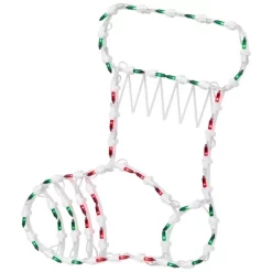 Northlight Lighted Stocking Silhouette Window Christmas Decoration - 18" - Red And Green -Christmas Decorations Store GUEST 7e162c78 1a97 4600 bba5 edc53b728e4f
