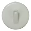 Northlight 2.75" White Magnetic Christmas Wreath Hanger