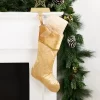 Northlight 20" Gold Glittered Poinsettia Christmas Stocking -Christmas Decorations Store GUEST 7fa81d43 b0d8 4d8f 9b4a 347d954faf92
