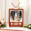 Northlight LED Lighted Musical Snowing Reindeer TV Set Christmas Decoration - 12" -Christmas Decorations Store GUEST 819de190 78c9 41f6 98b4 44cbf183ea18
