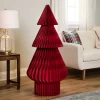 Northlight Tall Foldable Accordion Honeycomb Paper Christmas Tree - 4' - Red -Christmas Decorations Store GUEST 82ea1469 52cd 4770 9d58 9b2f2cb83250