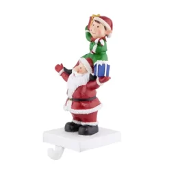 Northlight 8.75" Santa And Elf Christmas Stocking Holder -Christmas Decorations Store GUEST 8365c7ee e69d 404a 8329 b2441daa7d42