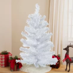 Northlight 2' Unlit Artificial Christmas Tree White Balsam Mini Pine