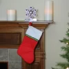 Northlight Traditional Christmas Stocking With Ribbon Trim - 16" - Red And White