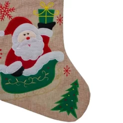 Northlight 19" Red And Green Santa Claus In Sleigh Embroidered Christmas Stocking 6 Northlight 19" Red And Green Santa Claus In Sleigh Embroidered Christmas Stocking -Christmas Decorations Store GUEST 87c8fb43 29e0 4d9c 8e8a 4d0e21f84318
