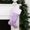 Northlight 20" Purple And White Glittered Snowflake Christmas Stocking With Cuff -Christmas Decorations Store GUEST 8b20d10c 4cb8 4b4c ae92 088b01e99cf9