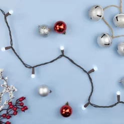 Northlight LED G12 Berry Christmas Lights - Pure White - 16' Brown Wire - 50 Ct -Christmas Decorations Store GUEST 8c98e480 22ff 4b0f 93c6 7ee70fd46ff3