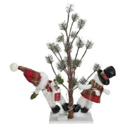 Northlight LED Lighted Snowmen Friends With Pine Tree Christmas Decoration - 34" -Christmas Decorations Store GUEST 8ce390c3 5563 4687 a0d1 400f81f4c64e