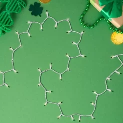 Northlight Mini Christmas Light Set - Clear With Green Tips - 20.25' White Wire - 100ct -Christmas Decorations Store GUEST 8d801a41 807e 4a83 afcc 2575b50ab451 1