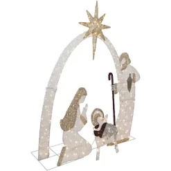 Northlight 41" LED Lighted Holy Family Nativity Scene Outdoor Christmas Decoration -Christmas Decorations Store GUEST 8f6e8542 9820 4ece a52c a35a6ef0c4c6