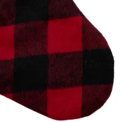 Northlight 23" Black And Red Rustic Buffalo Plaid Christmas Stocking -Christmas Decorations Store GUEST 901786fb f967 42c2 b2ba 1b623c989f5f