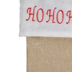Northlight 19" Beige And Red Burlap "Ho Ho Ho" Santa Claus Christmas Stocking 7 Northlight 19" Beige And Red Burlap "Ho Ho Ho" Santa Claus Christmas Stocking -Christmas Decorations Store GUEST 914d1772 de28 4572 8215 ec13bae67109