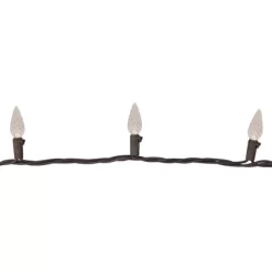 Northlight 70ct LED Faceted C6 Christmas String Lights Warm White - 23' Brown Wire -Christmas Decorations Store GUEST 91aad2c7 c1d7 4cfb a657 cdc905b91134