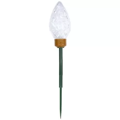 Northlight LED Lighted C9 Style Christmas Pathway Lawn Stakes - 3 Ft - Clear - 3-Count -Christmas Decorations Store GUEST 92880aed 5a53 471a ba1b c302caa8231a