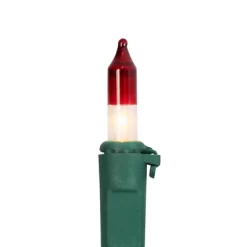 Northlight Mini Christmas Light Set - Clear With Red Tips - 10' Green Wire - 50ct -Christmas Decorations Store GUEST 92f14563 b999 428a a553 cd39e865ace9
