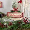 Northlight Framed "Blessed" Wooden Christmas Decoration - 9.75" -Christmas Decorations Store GUEST 93f8e9d8 0ec4 4cc3 8da2 5e79f173da36