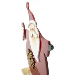Northlight Santa With Candy Cane And Snowflake Wooden Christmas Decoration - 12" -Christmas Decorations Store GUEST 951451e5 3c81 40dc 8a48 c55753ea4720
