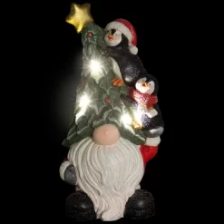Northlight Lighted Gnome With Penguins Christmas Decoration -17" - Clear LED Lights -Christmas Decorations Store GUEST 954cf81f e563 4c9a 8bc9 0a8a4ee28559