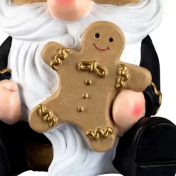 Northlight Gnome Holding Gingerbread Man Cookie Christmas Decoration - 13" - Black -Christmas Decorations Store GUEST 961d718f d541 4a8f bce4 20112b69a1bd