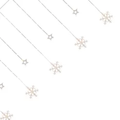 Northlight LED Star And Snowflake Window Curtain Christmas Lights - Clear - 4.75' Clear Wire - 250ct 5 Northlight LED Star And Snowflake Window Curtain Christmas Lights - Clear - 4.75' Clear Wire - 250ct -Christmas Decorations Store GUEST 99dc2a4c d368 46bc a0f7 f272c914509a