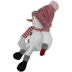 Northlight Sitting Winter Snowman Christmas Decoration - 16" - Red And White -Christmas Decorations Store GUEST 9a44e166 50f0 463f 9d31 98f01a9b33ca