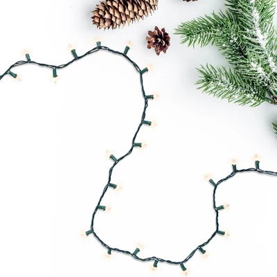 Northlight Incandescent Mini Christmas Light Set - Clear - 92' Green Wire - 450ct 7 Northlight Incandescent Mini Christmas Light Set - Clear - 92' Green Wire - 450ct - Image 5