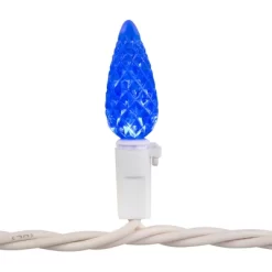 Northlight Patriotic LED C6 Faceted Christmas Lights - Red, White And Blue - 16.5' White Wire - 50ct -Christmas Decorations Store GUEST 9b0cc2a9 08a4 4133 9c7c 0cff1d90408d